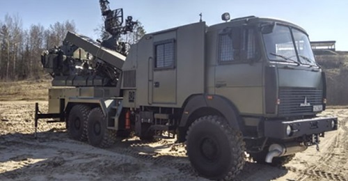 The modernised 9K33 (SA-8 'Gecko') variant of the Osa ground-to-air missile system developed by Belarus features a new transport-erector-launcher (TEL) vehicle, based on a MAZ-6317 truck chassis that is designated 9A33-2B.