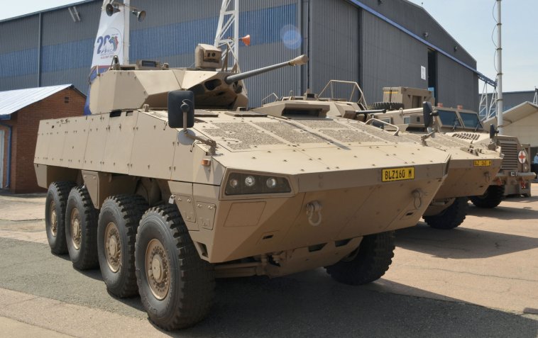 Denel is significantly behind on the Badger infantry fighting vehicle programme, which is based on the Patria AMV.