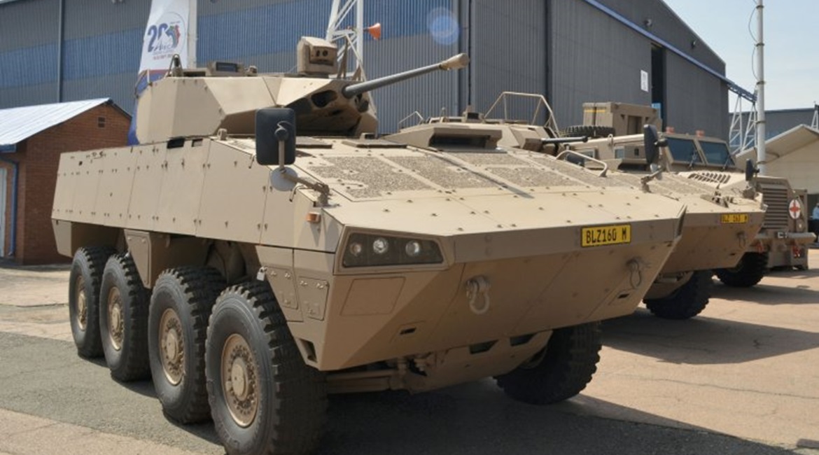 Denel is significantly behind on the Badger infantry fighting vehicle programme, which is based on the Patria AMV.