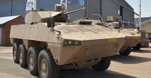 Denel is significantly behind on the Badger infantry fighting vehicle programme, which is based on the Patria AMV.