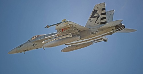 The US Navy conducted the first captive carry flight test of an AARGM-ER missile on an F/A-18E Super Hornet at NAS Patuxent River, Maryland, on 1 June.