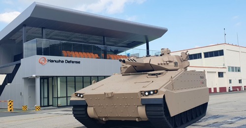 Hanwha is aiming to expand significantly over the coming few years through programmes such as the Redback IFV (pictured), which is currently bidding to win a major contract in Australia.