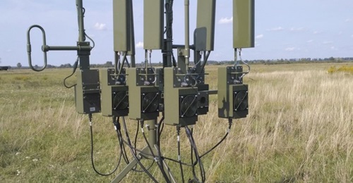The Nota complex was developed by Tritel and is designed to address various UAVs and suppress cellular communication networks.