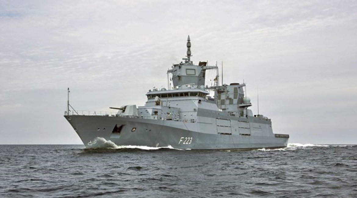 Germany's second F125 frigate, 
        
         was commissioned on 10 June.
