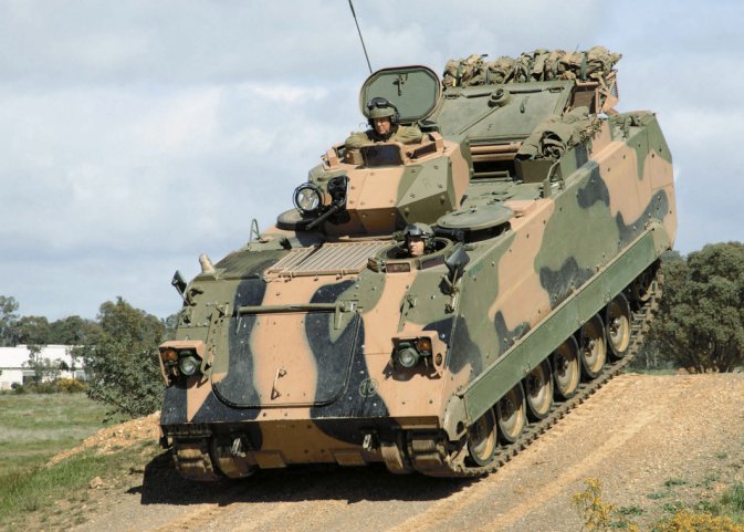 Australia’s Land 400 Phase 3 programme seeks to procure locally built IFVs to replace the Australian Army’s fleets of M113AS4 armoured personnel carriers (pictured).  (Australian Defence Force)