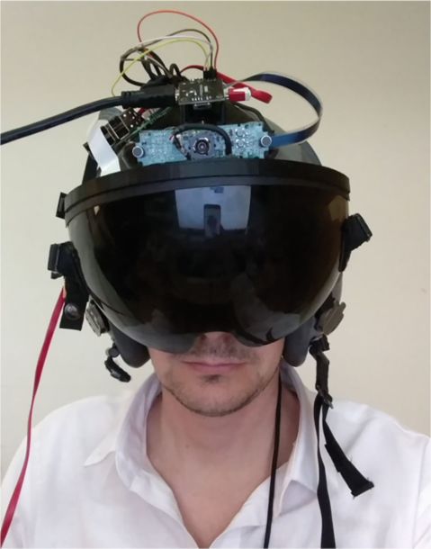 The Cordoba campus of the Argentine Defence University, which belongs to the Defence Ministry, has developed a prototype of helmet-mounted display for Argentina’s military pilots (Argentine Defence University)
