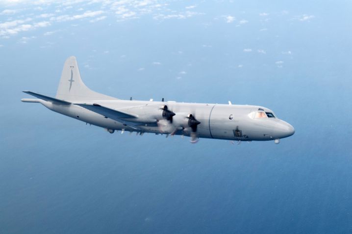 A Royal New Zealand Air Force Orion P-3K2 maritime patrol aircraft, similar to the one that is resuming patrols over Niue and the Cook Islands.  (New Zealand Defence Force)