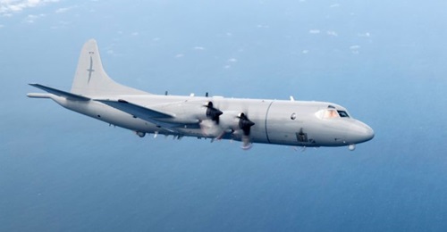 A Royal New Zealand Air Force Orion P-3K2 maritime patrol aircraft, similar to the one that is resuming patrols over Niue and the Cook Islands.