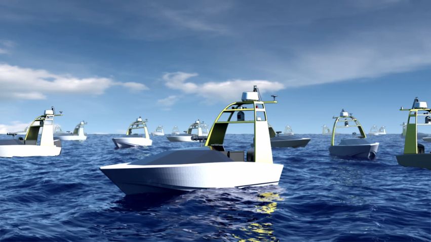 Hanwha Systems announced on 22 June that it has launched a KRW19 billion “cluster USV control technology” programme. (Hanwha Systems)