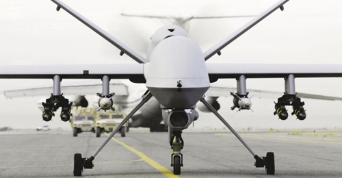 A US Air Force Reaper UAV seen carrying Hellfire air-to-surface missiles. Lockheed Martin is to be contracted to deliver 44,000 Hellfire and JAGM missiles to US and international customers over a four-year period.