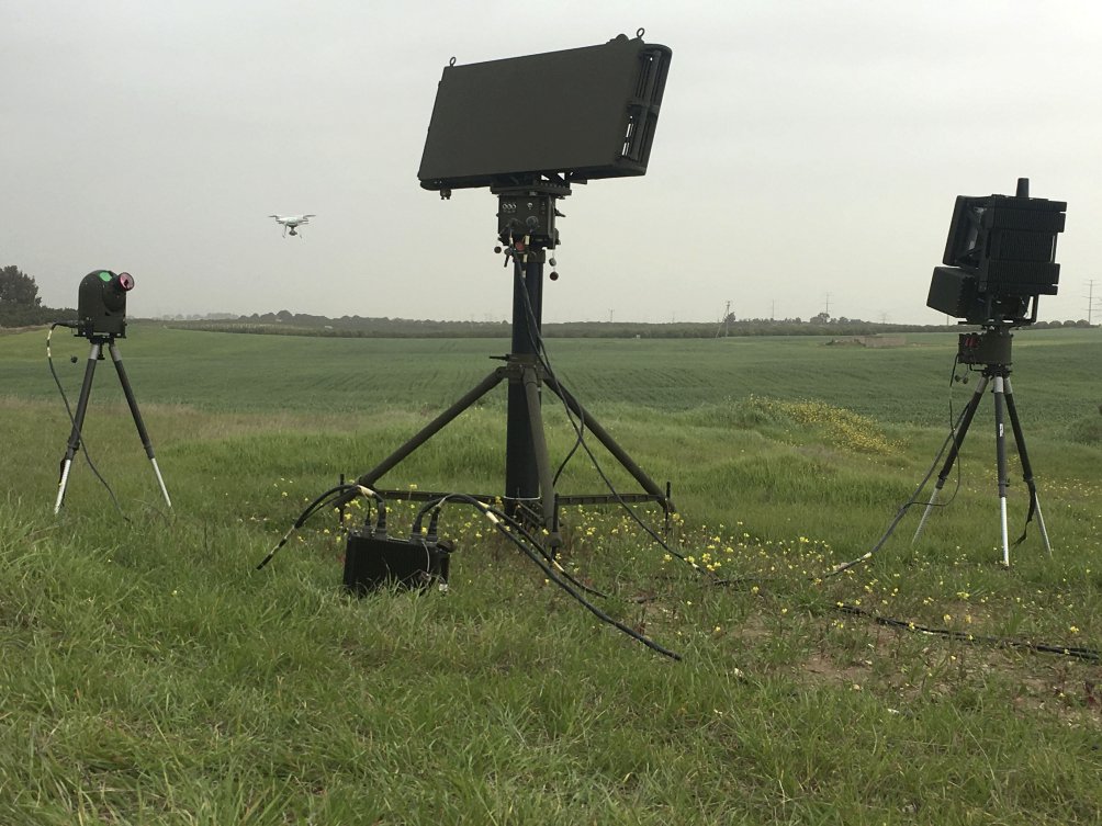 The Drone Guard is a ground-based range of systems for detecting, tracking, and disrupting unmanned aerial vehicles. It has now been integrated with one or more interception UAVs to physically take down the target drone. (IAI)