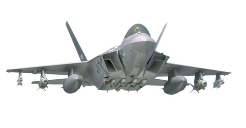 A CGI impression of the RoKAF's future KF-X fighter aircraft. 
        
         has learned that South Korea is planning to develop a new supersonic ASM to be carried by the KF-X.