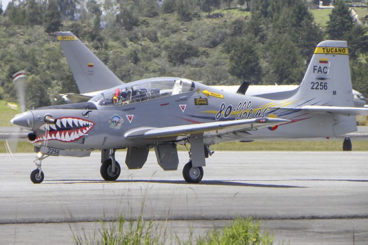 Colombia has 14 AT-27M Tucanos which have now all been through a modernisation programme. (Roberto José García Hernández)