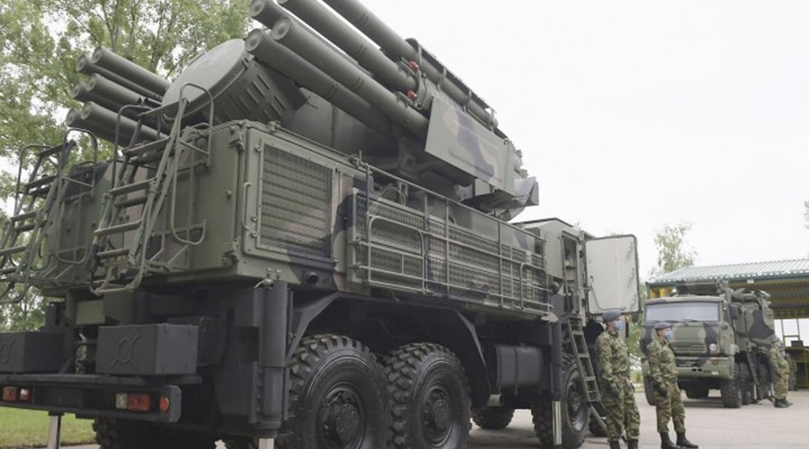 Serbia received Pantsyr-S1 air defence systems in early 2020.