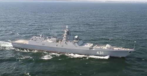 The Project 22350 frigate 
        
         is one of 40 Russian Navy ships being commissioned in 2020.