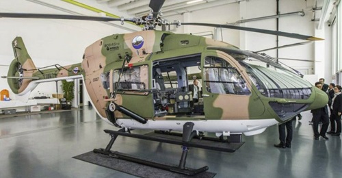 A H145M helicopter in service with the Royal Thai Navy.