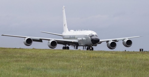 Airseeker ZZ664 has arrived back at RAF Waddington after receiving a major cockpit upgrade in the United States.