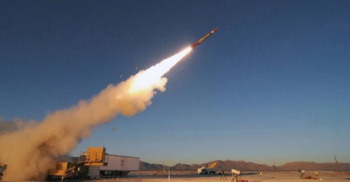 China has said it will impose sanctions on Lockheed Martin over the potential US government contract to recertify PAC-3 air-defence missiles (pictured) operated by Taiwan.