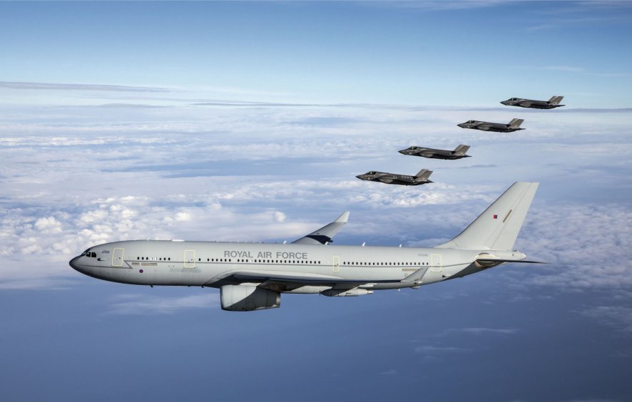The RAF plans to trial the use of a Voyager tanker-transport aircraft as an airborne ‘information node’ under the wider Babel Fish VII experiment due in the coming months. (Crown Copyright)