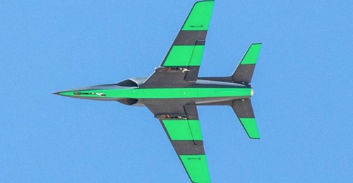 One of the three autonomous test aircraft Boeing used to carry out the end-to-end flight mission.