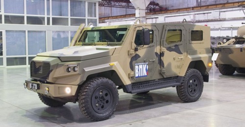 Strela 4×4 multipurpose air-transportable armoured vehicle.