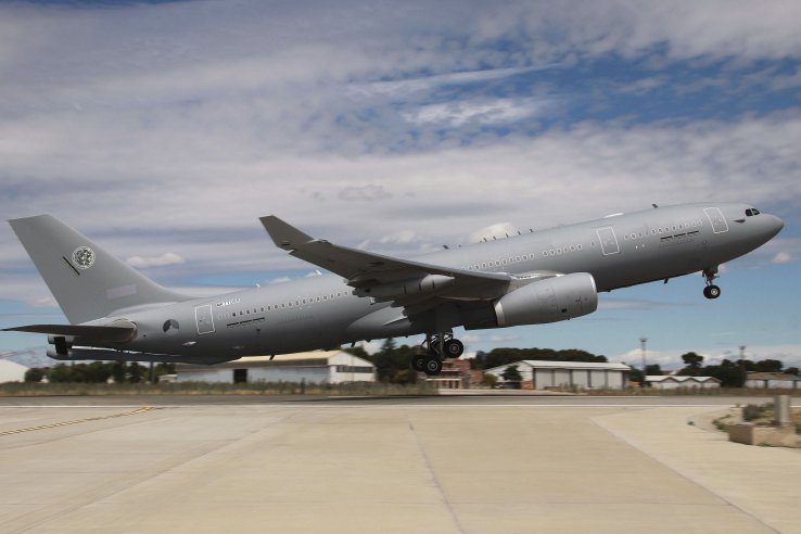 The first of eight A330 MRTT aircraft that NATO members Belgium, the Czech Republic, Germany, Luxembourg, the Netherlands, and Norway are to operate as a joint fleet under the MMF initiative was formally delivered on 29 June. The MMU that operates the fleet is now cleared to commence training operations. (Airbus)