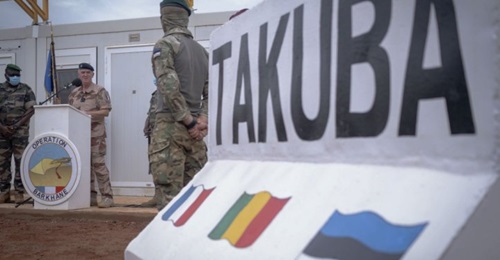 Operation Barkhane commander Major General Pascal Facon inaugurates Task Force Takuba on 15 July.