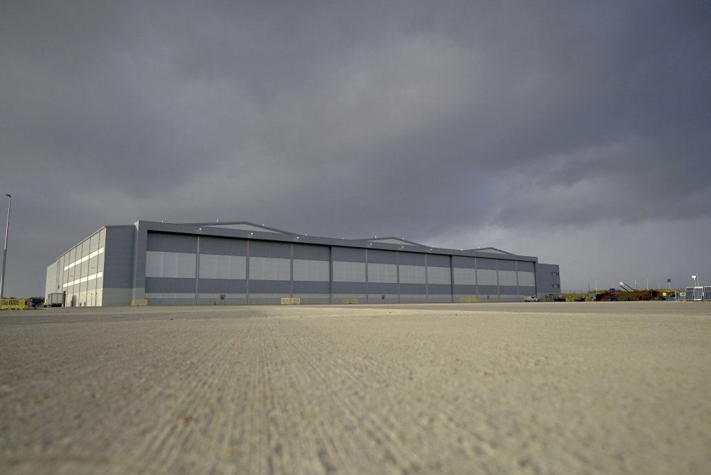 Boeing handed over the new facility for the UK’s P-8A Poseidon fleet at RAF Lossiemouth in Scotland on 23 July. (Boeing)