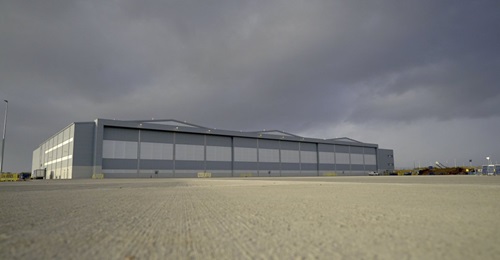 Boeing handed over the new facility for the UK's P-8A Poseidon fleet at RAF Lossiemouth in Scotland on 23 July.