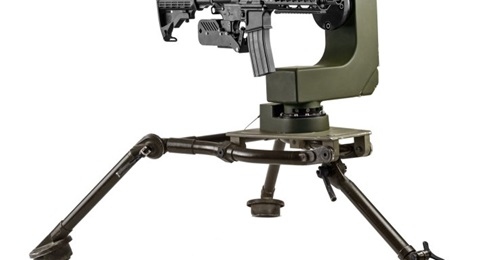 The Smash Hopper on its deployable tripod.