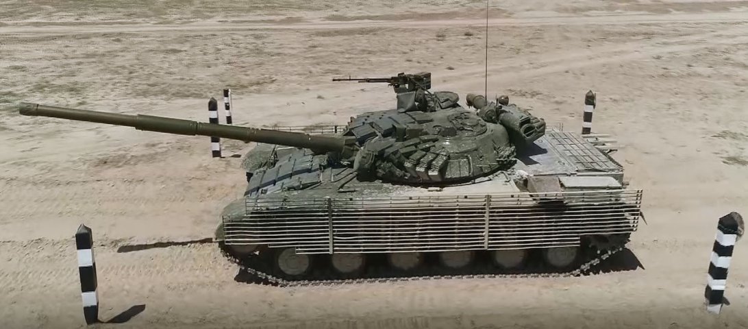 An upgraded Uzbek T-64MV MBT undergoing trials at an undisclosed location.  (State Committee of the Republic of Uzbekistan for the Defense Industry)
