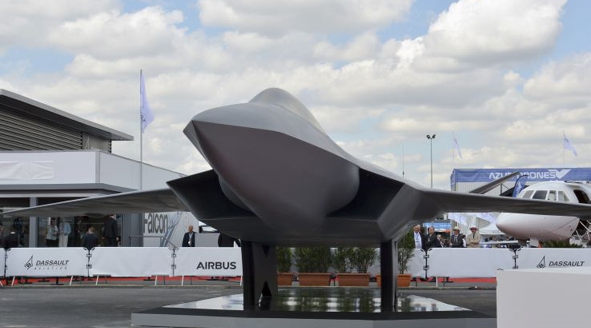 A full-scale mock-up of the New Generation Fighter concept was showcased by Dassault on the opening day of the Paris Air Show 2019.