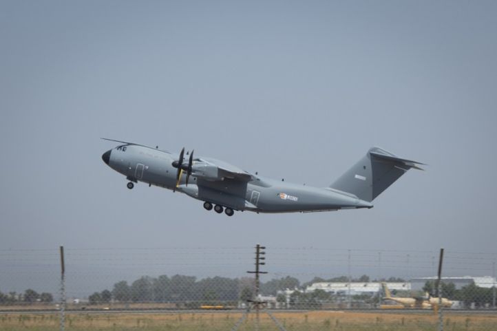 Belgium's A400M made its first flight on 30 July. (Airbus)