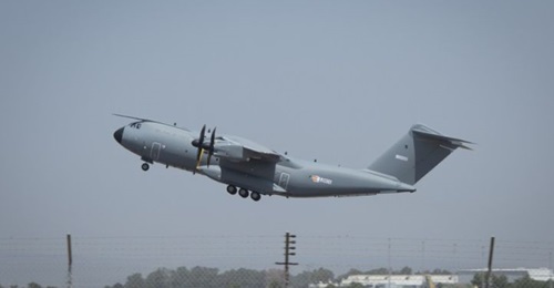 Belgium's A400M made its first flight on 30 July.