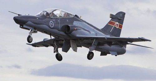 A RAAF Hawk Mk127 LIFT aircraft.