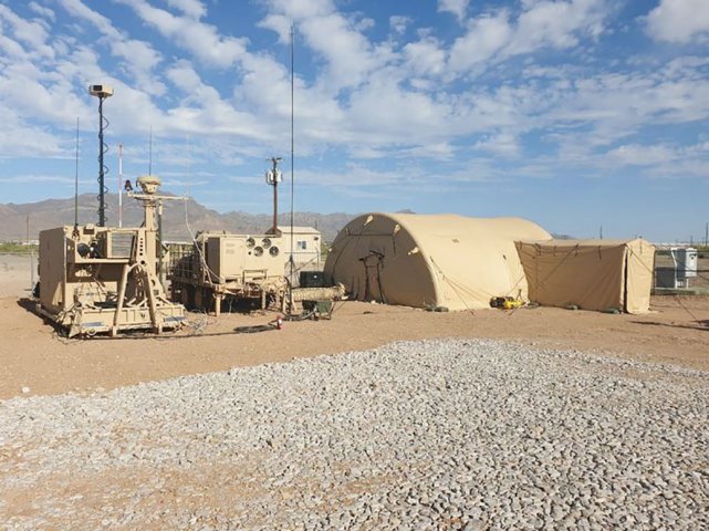 Pictured here is an engagement operations centre and interactive collaborative environment at White Sands Missile Range for the IBCS limited user test. (US Army )
