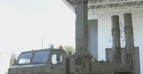 The new 51P6E2 launcher for the 98R6E Abakan non-strategic ballistic missile defence system was unveiled at the Russian Federation Ministry of Defence's Army 2020 International Military-Technical Forum between 23 and 29 August.