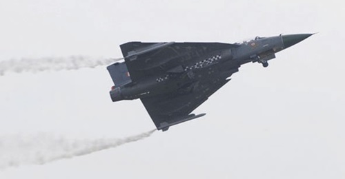 The Indian government is seeking to raise about USD675 million through the sale of shares in Hindustan Aeronautics Limited, manufacturer of the Tejas Light Combat Aircraft (pictured).