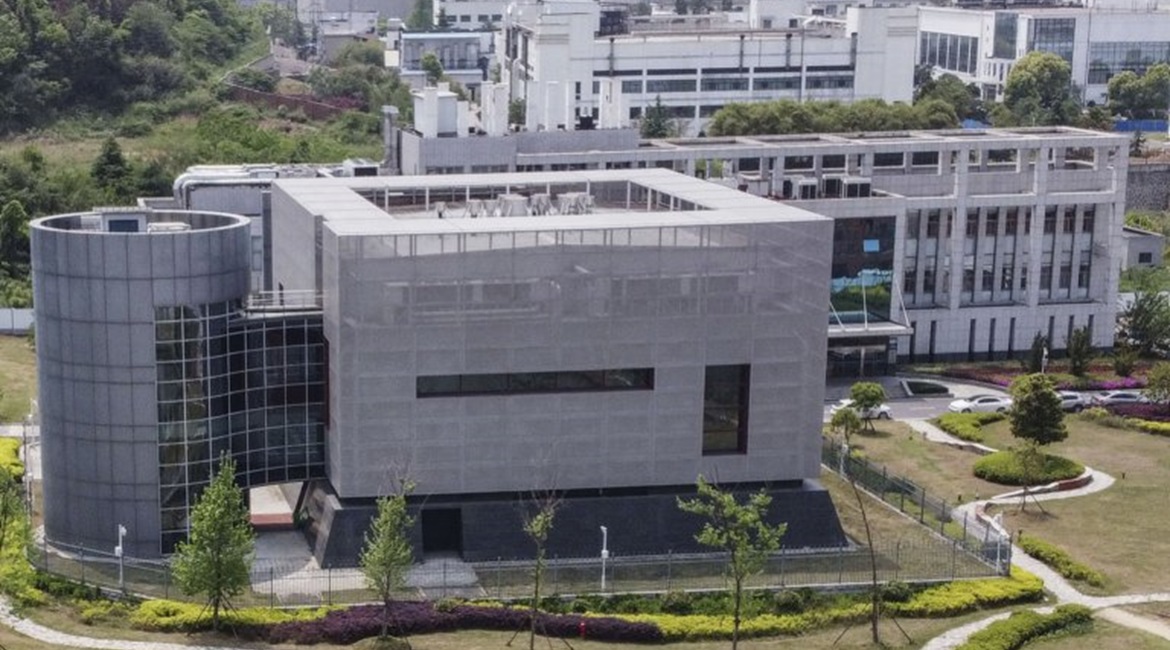 An aerial view of the BSL-4 laboratory at the Wuhan Institute of Virology in Wuhan in China's central Hubei province on 17 April 2020. There have been concerns around the safety of the laboratory's operations.