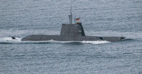 Singapore's first Type 218SG submarine, 
        
        , seen here during its shallow water trials on 31 August 2020.