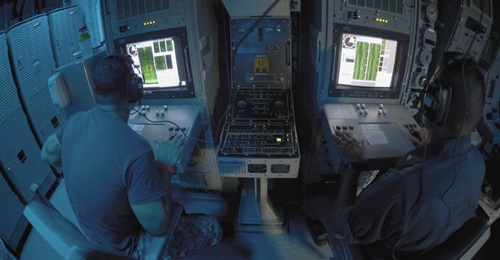 US sailors conduct sonar contact detection and classification operations aboard the USS Warrior (MCM-10). Cloud computing technologies like those envisioned on the JEDI Cloud programme could result in real-time transfers and analysis of such data. The ...