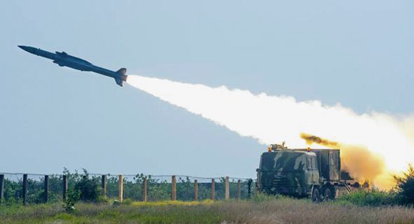 The Indian government has said it will divest an additional stake in Bharat Dynamics, a manufacturer of missile systems including the Akash surface-to-air system (pictured). (Indian PIB)