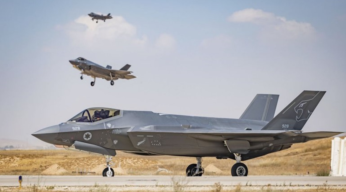 F-35Is at Nevatim Air Force Base in southern Israel.