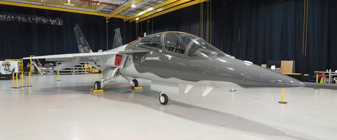 The Boeing T-7A Red Hawk jet trainer is the first aircraft to receive the USAF’s new digital eSeries designation, becoming the eT-7A. (Gareth Jennings/Janes)