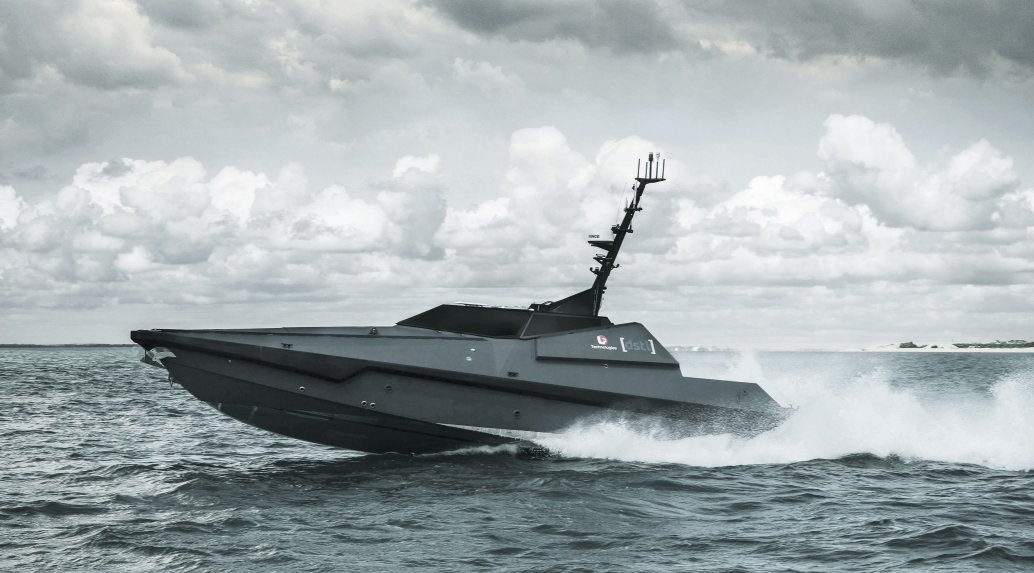 L3Harris Technologies’ work includes developing an unmanned boat testbed for the UK’s Defence Science and Technology Laboratory (Dstl).  (Credit: L3Harris Technologies)