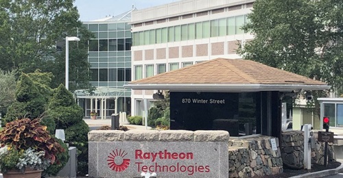 Raytheon Technologies is based in Waltham, Massachusetts.
