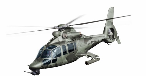 Airbus Helicopters and Korea Aerospace Industries are planning to collaborate on the production in South Korea of the H155 helicopter, which forms the base design of South Korea's Light Attack Helicopter (pictured).