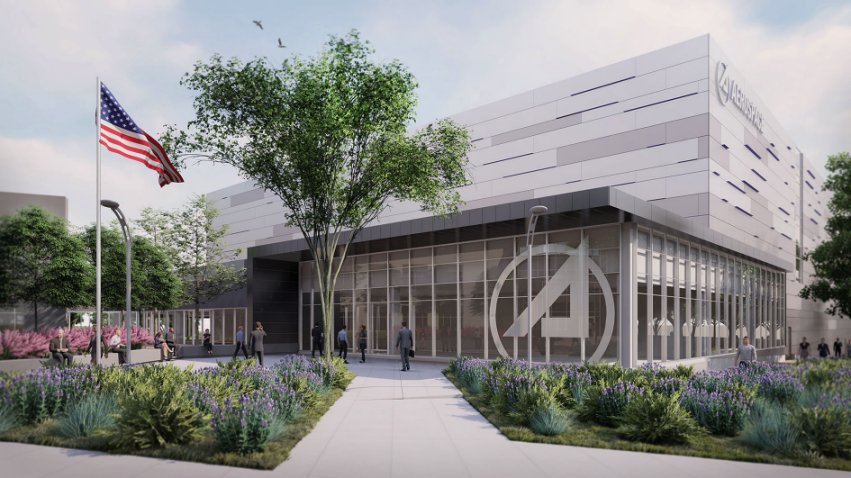 An artist’s rendering of Aerospace Corp’s future space R&D center in Colorado Springs, Colorado.  (Aerospace Corp)