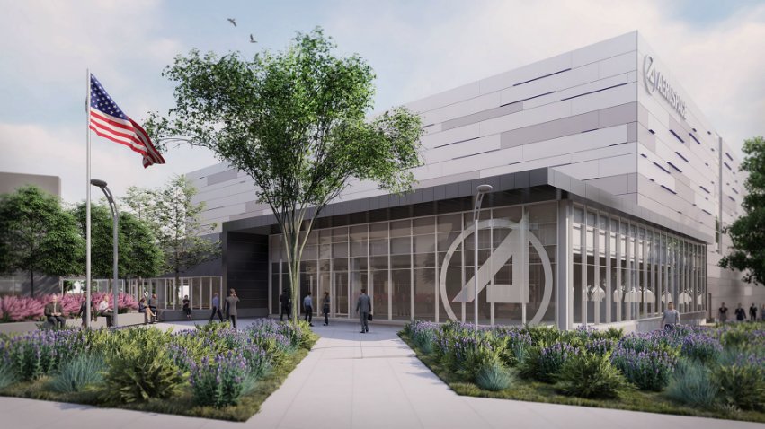 An artist’s rendering of Aerospace Corp’s future space R&D center in Colorado Springs, Colorado. (Aerospace Corp)