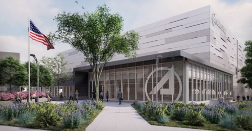 An artist's rendering of Aerospace Corp's future space R&D center in Colorado Springs, Colorado.